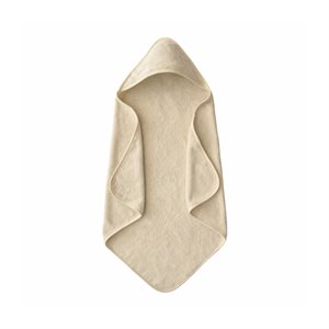 Mushie Hooded Towel - Fog